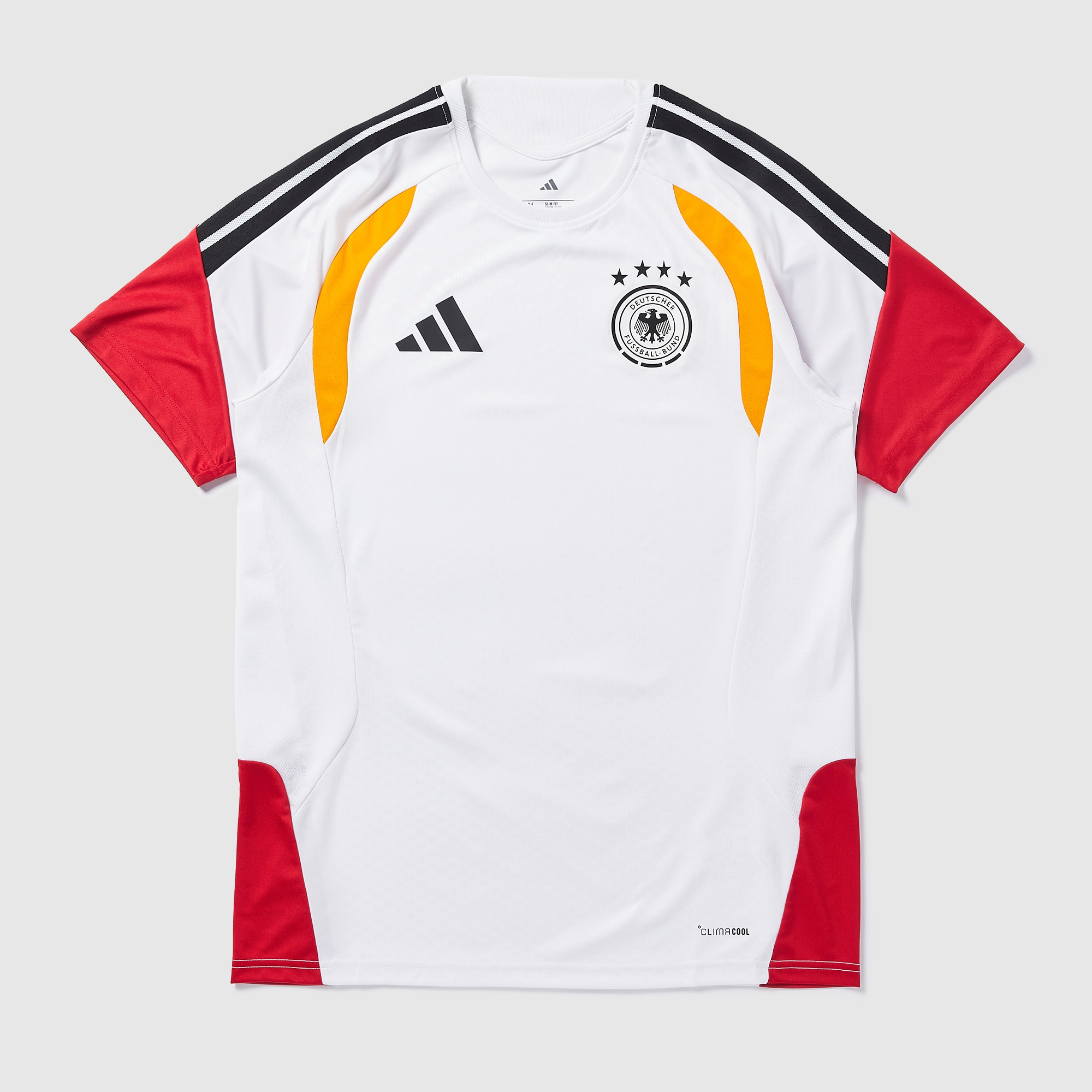 Alemanha - Masculina Branca e Laranja 24/25 Home Shirt