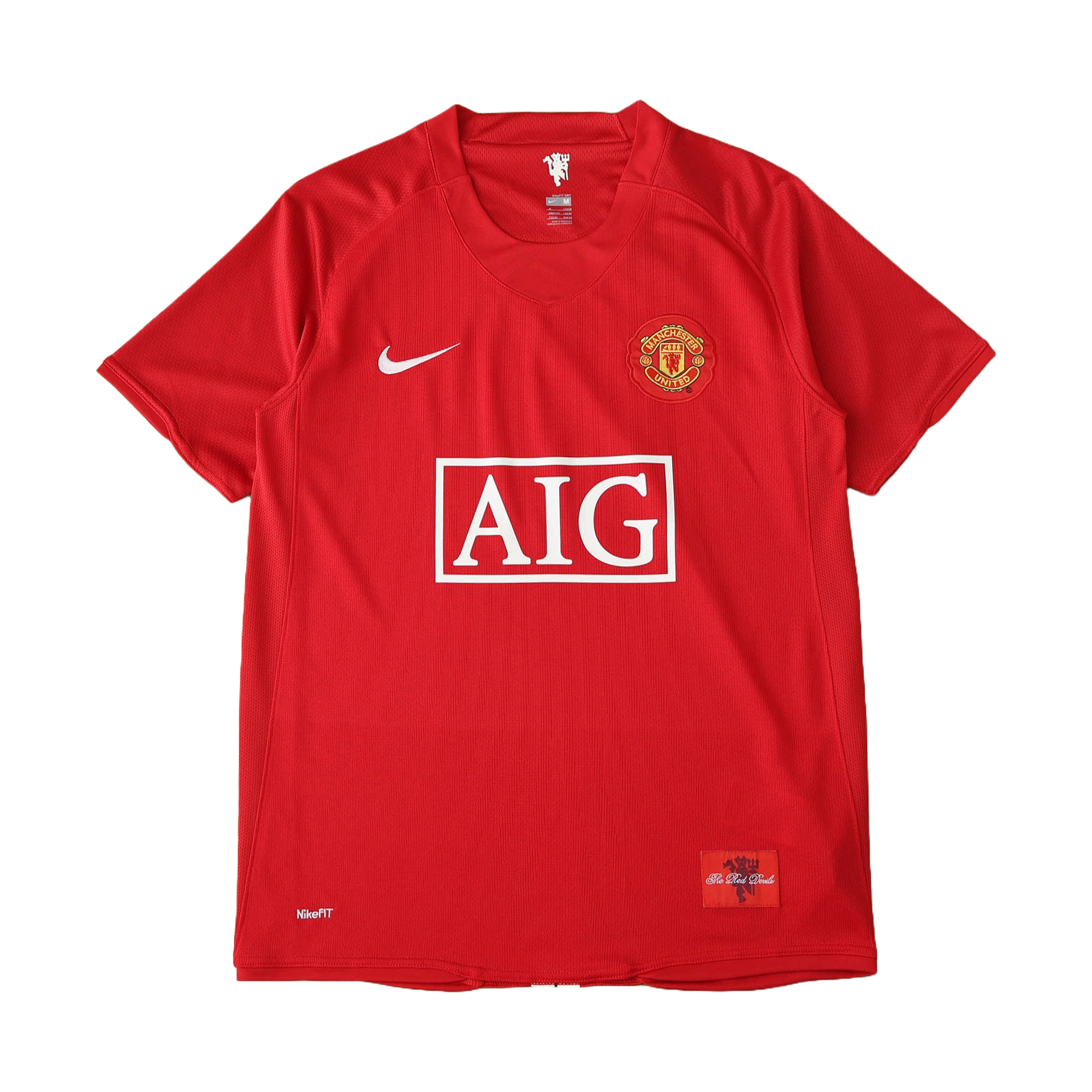 Red Devils 07/08 Retro Home Shirt