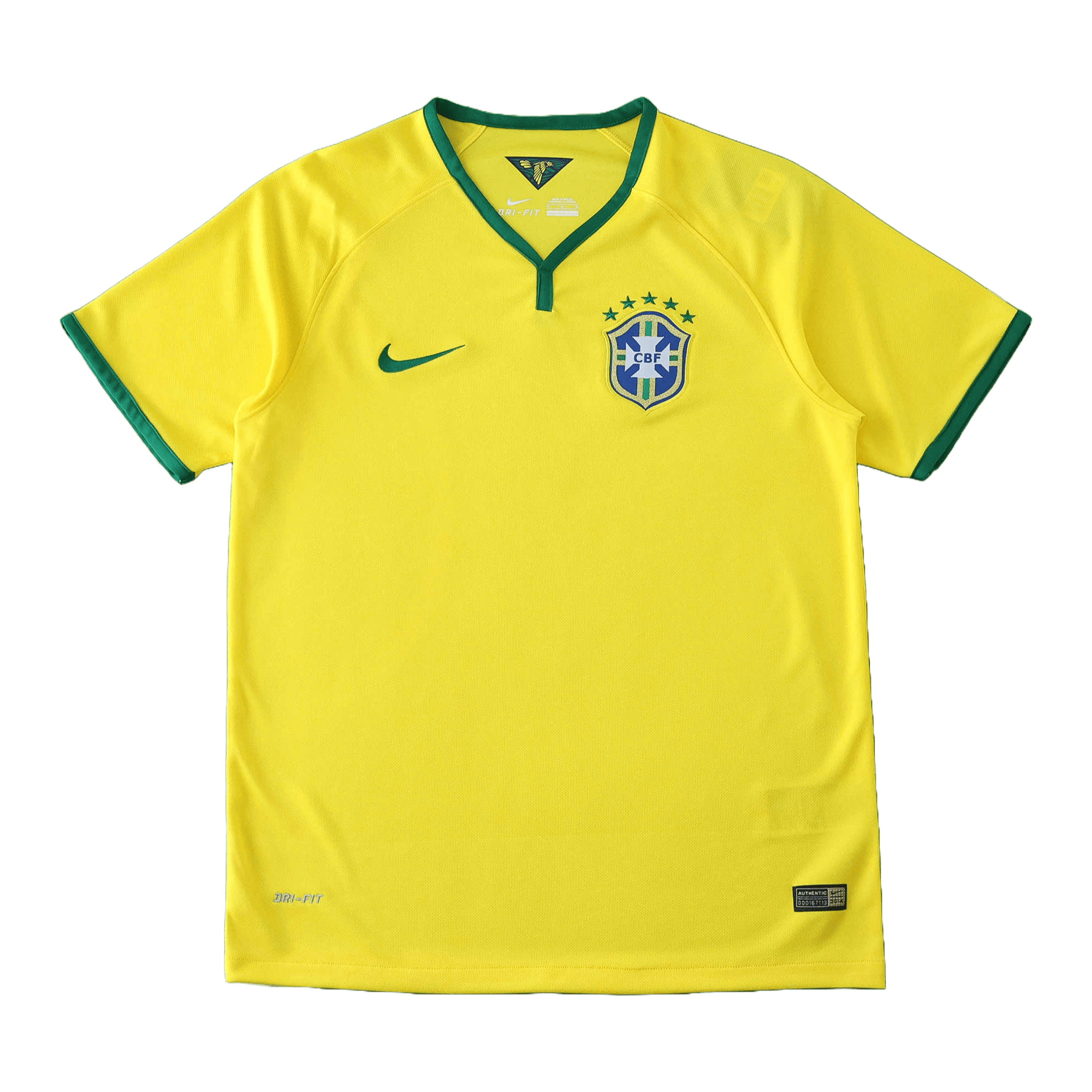 Brazil 2014 Retro Home Shirt