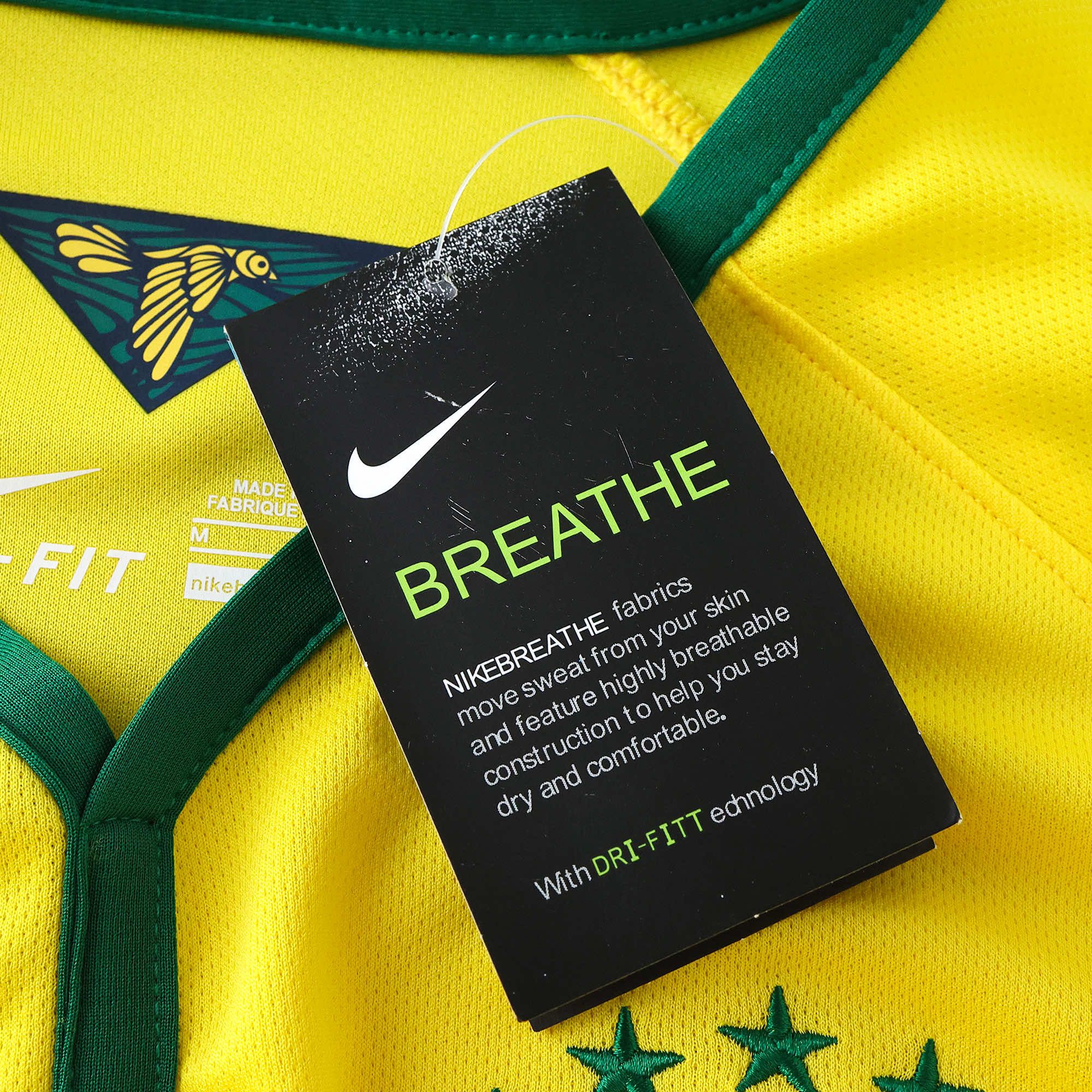Brazil 2014 Retro Home Shirt - View 6