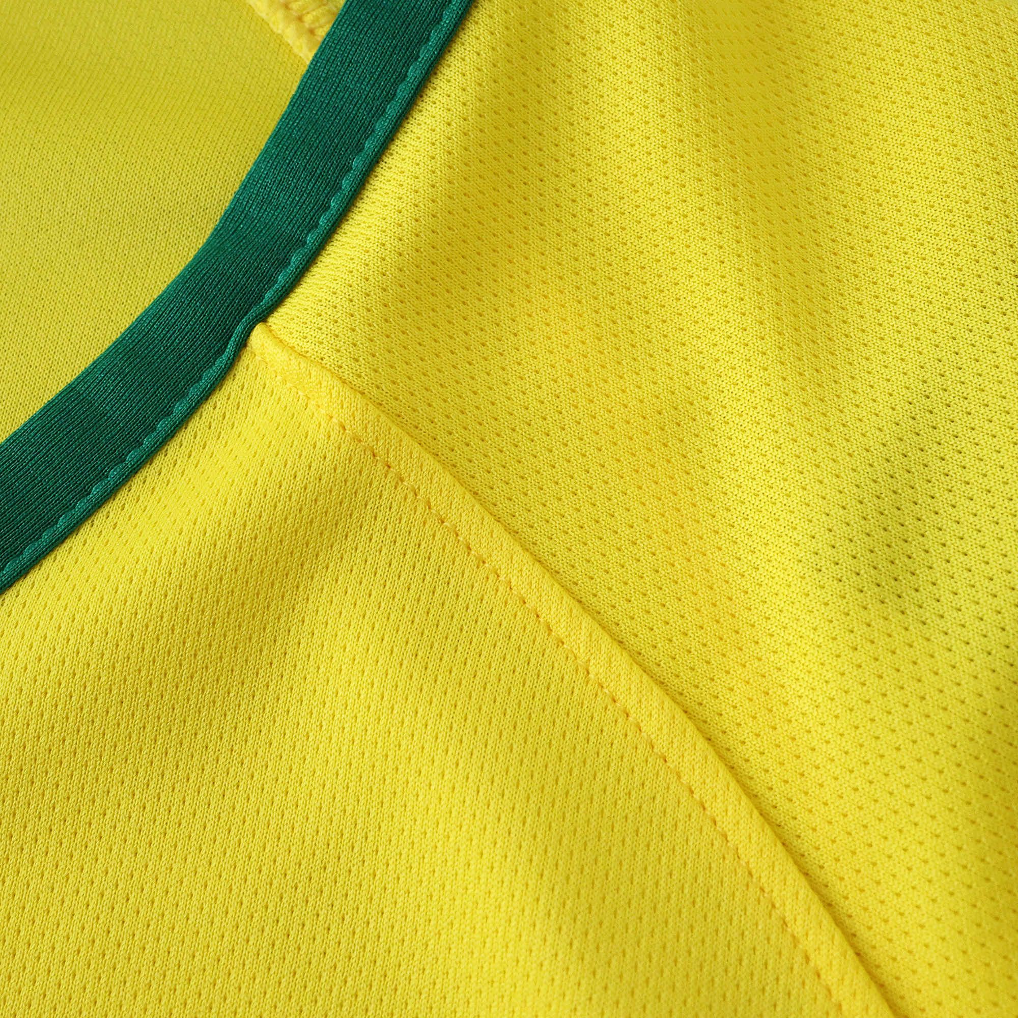 Brazil 2014 Retro Home Shirt - View 12