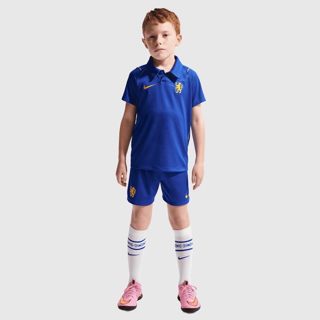 Home 26/27 Kids Shirt Kit - Model Front