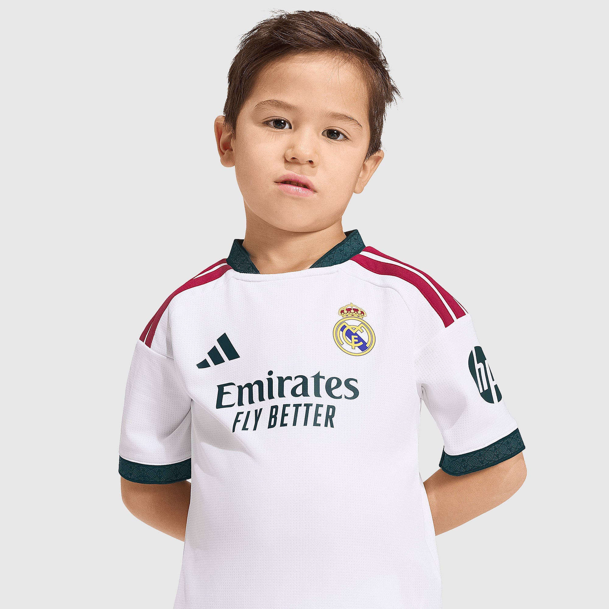 Home 26/27 Kids Shirt Kit - Model Front