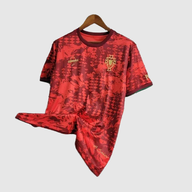Camisa Portugal “A Seleção” - Torcedor Masculina Vermelha Comma