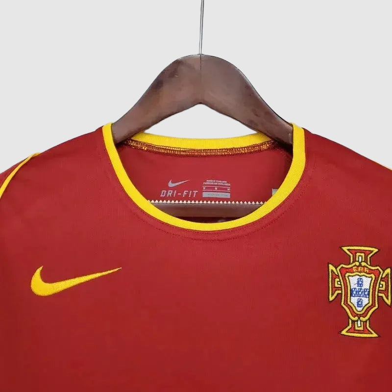 Portugal 2002 Retro Home Shirt - View 3