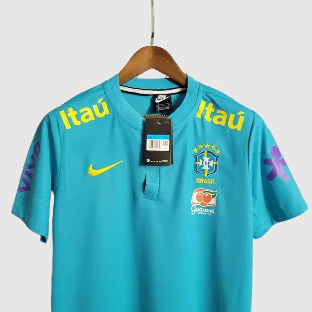 Brazil 21/22 Pre-Match Training Shirt - View 3